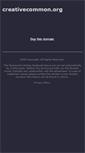 Mobile Screenshot of creativecommon.org